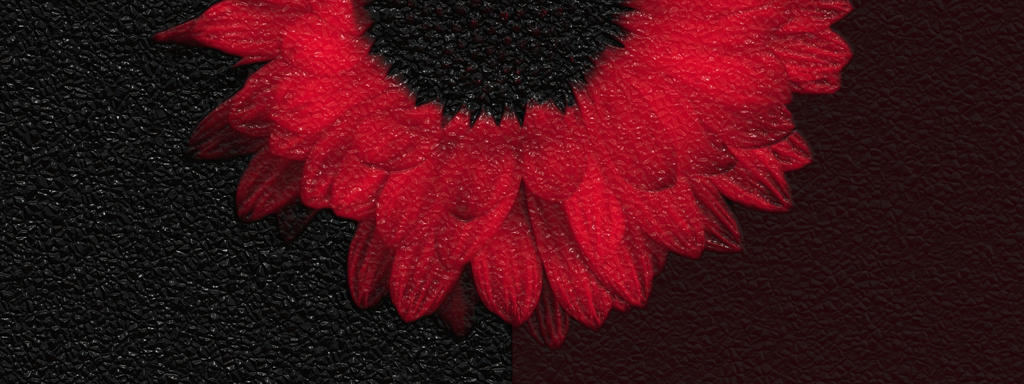 Red-Black Flower