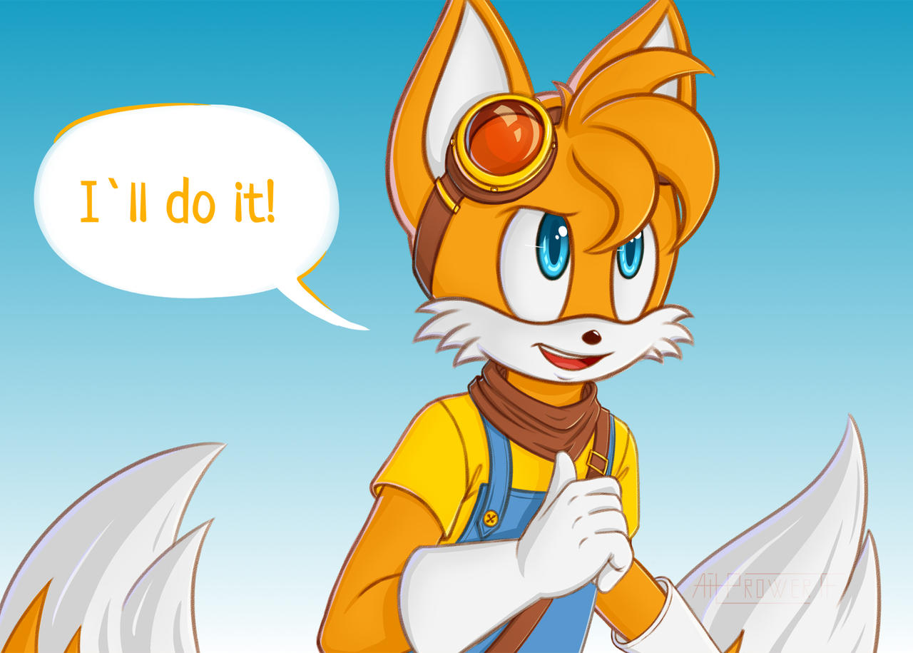 Tails Inventor Redraw - Miles Tails Prower by Ail-ProwerTF on DeviantArt