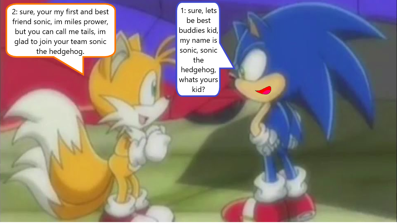 So what's the canon way of how Tails met Sonic? : r/SonicTheHedgehog