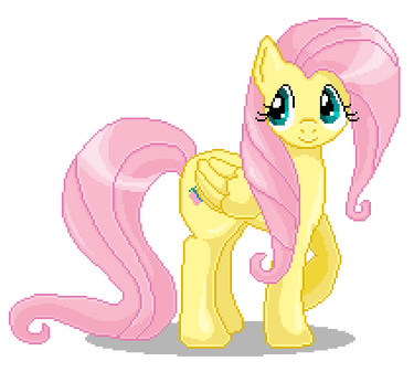 Fluttershy Pixel Art