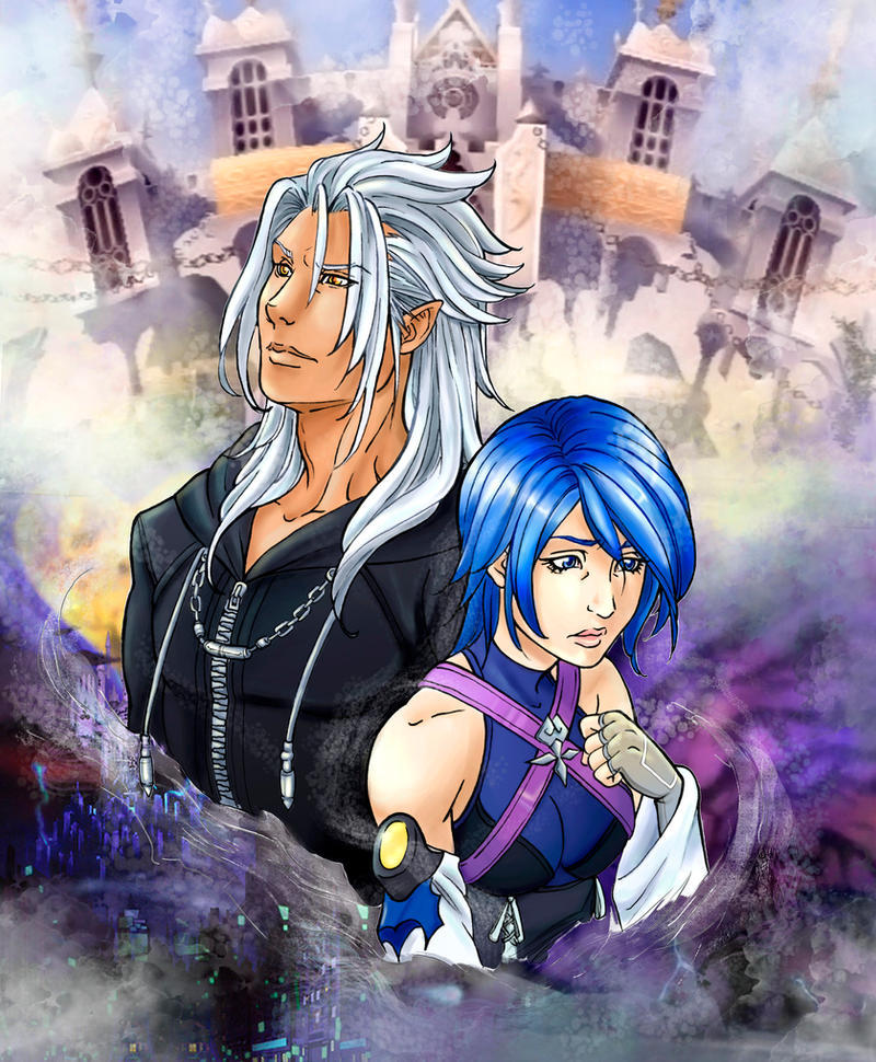 XEMNAS x AQUA: It's been a long time...my friend 2 by Lady-Valesya...