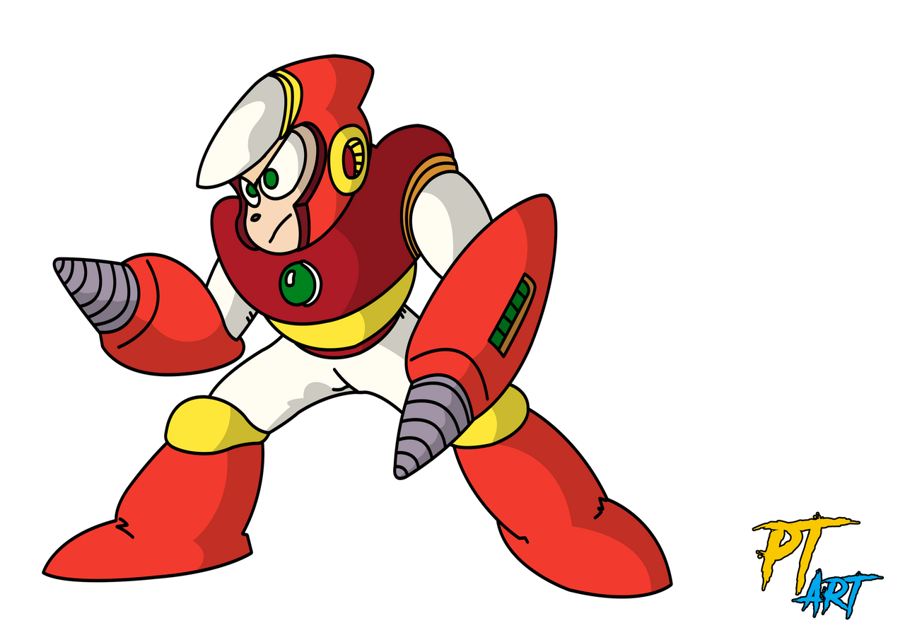 Clashman/Crashman (Megaman/Rockman Art) by PlatinumShrineArt on DeviantArt
