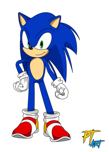 Classic Sonic (HD 2D Artwork By PT. Shrine) by PlatinumShrineArt on  DeviantArt