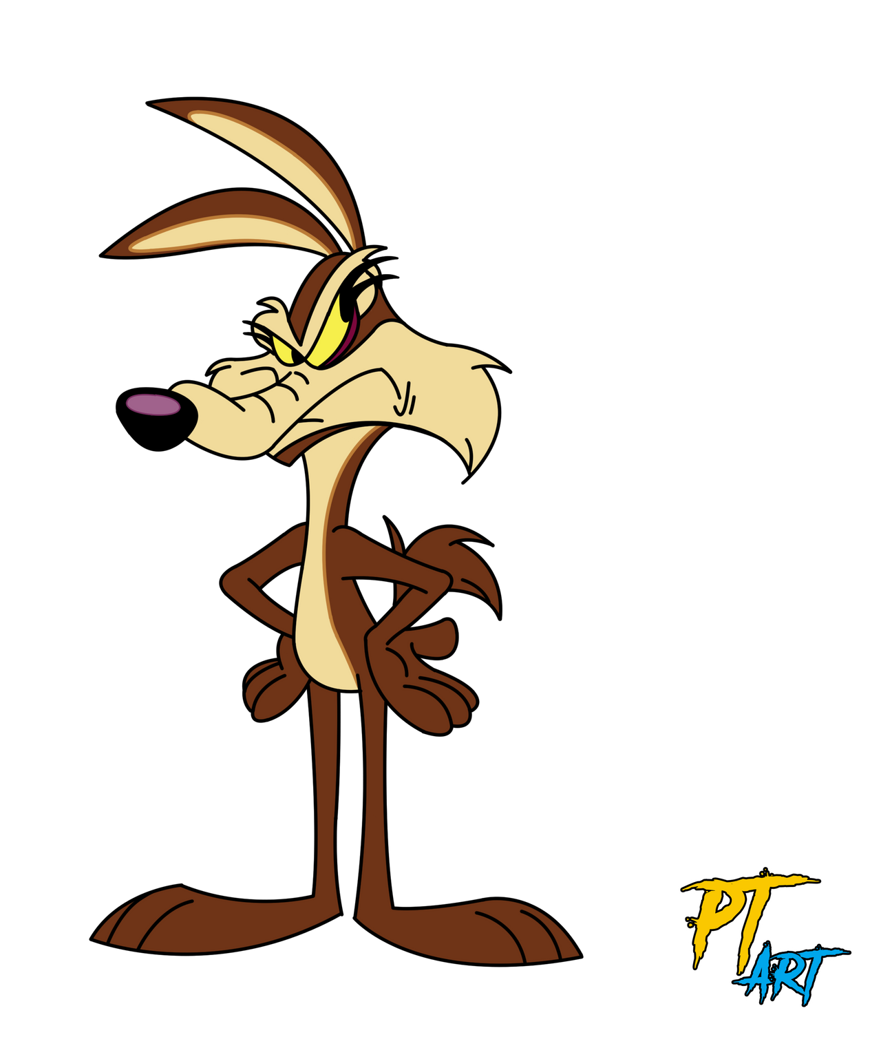 Looney Tunes - Wile E. Coyote (Female Version) by PlatinumShrineArt on