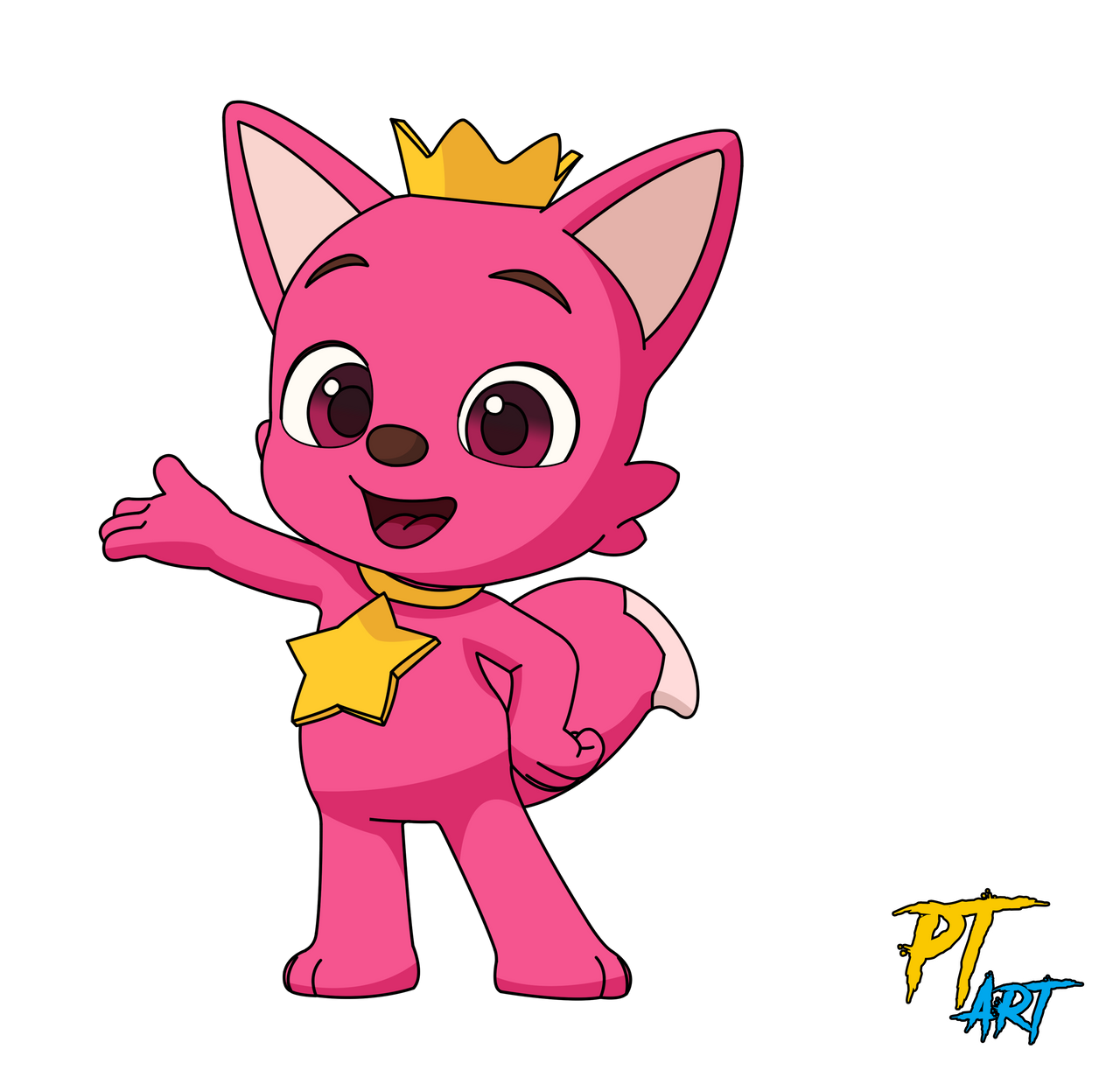 Pinkfong (HD Art By PT. Shrine) by PlatinumShrineArt on DeviantArt