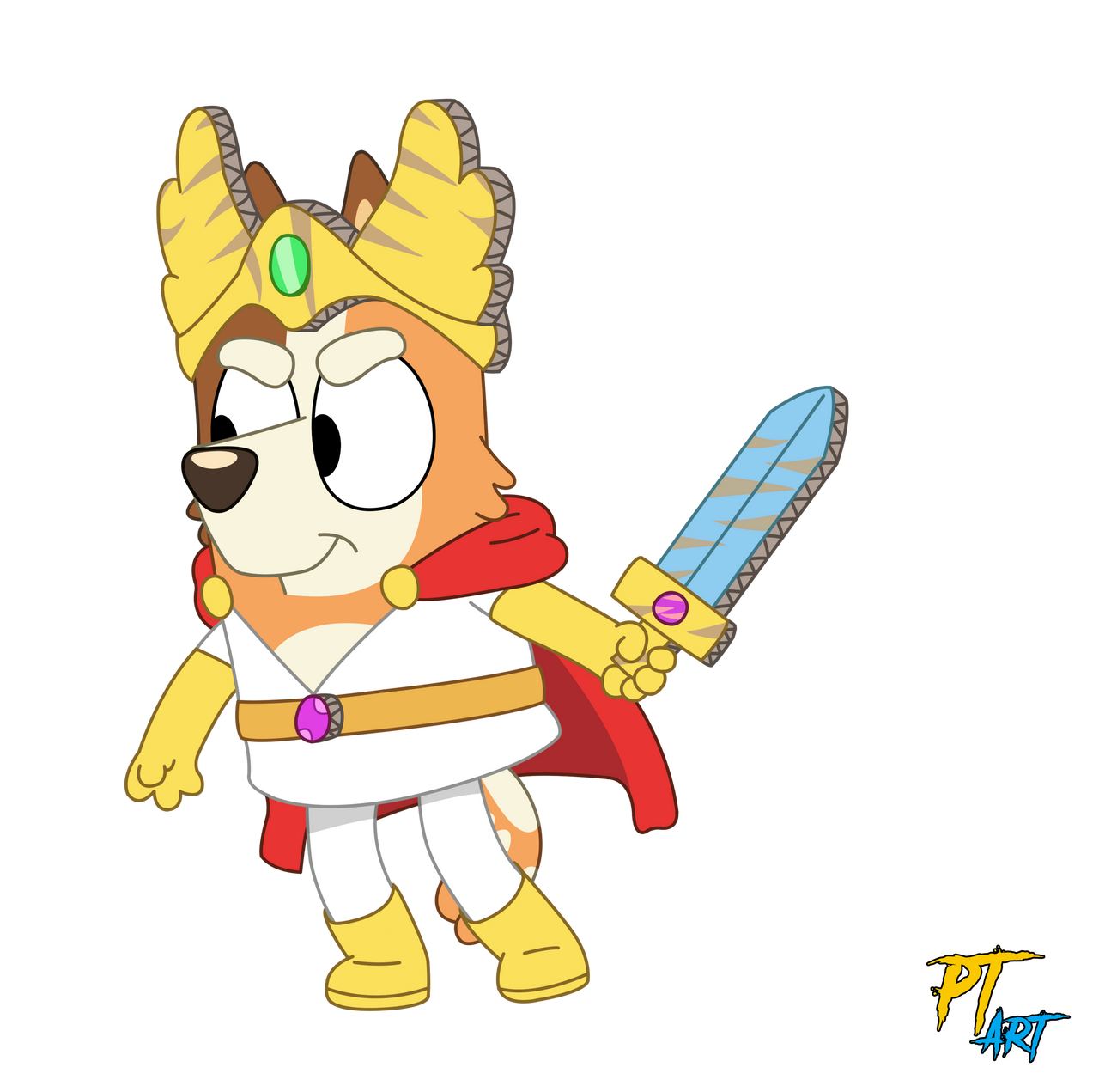 Young Chilli Bluey HD Drawing By PlatinumShrineArt On DeviantArt young-chilli-bluey-hd-drawing-by-platinumshrineart-on-deviantart