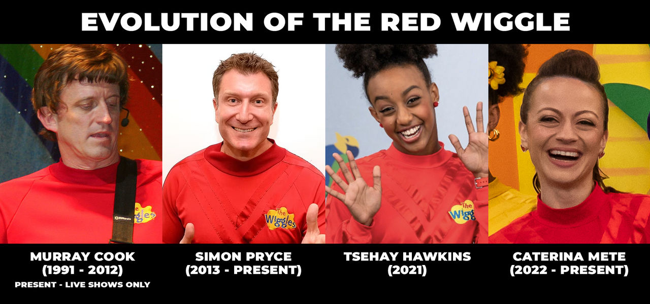 Evolution Of The Red Wiggle by PlatinumShrineArt on DeviantArt