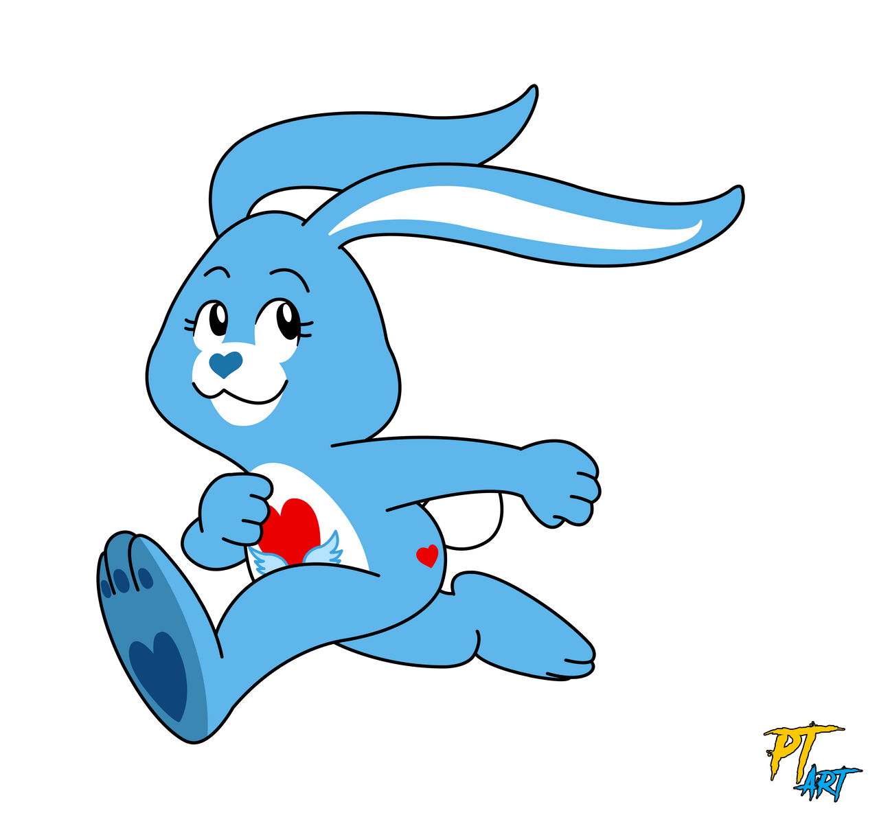 Swift Heart Rabbit (Care Bears) 2019 Style by PlatinumShrineArt on ...