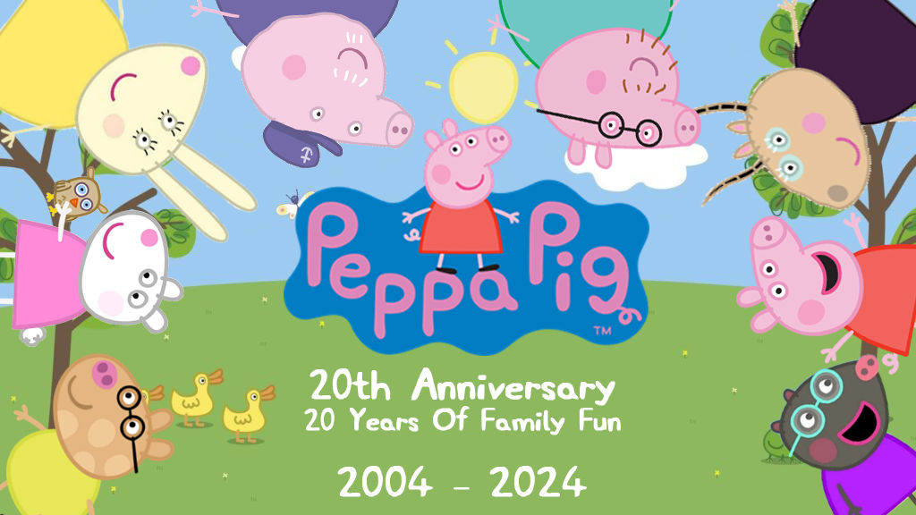 Peppa Pig 20th Anniversary (2004 - 2024) by PlatinumShrineArt on DeviantArt Peppa Pig 20th Anniversary (2004 - 2024) by PlatinumShrineArt on DeviantArt