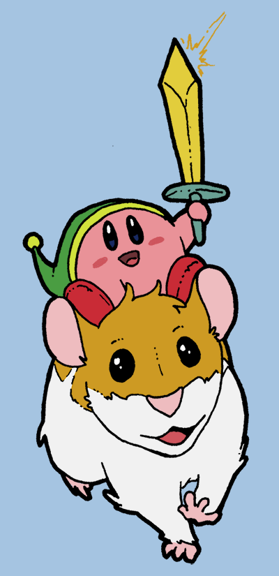 Kirby and his faithful steed