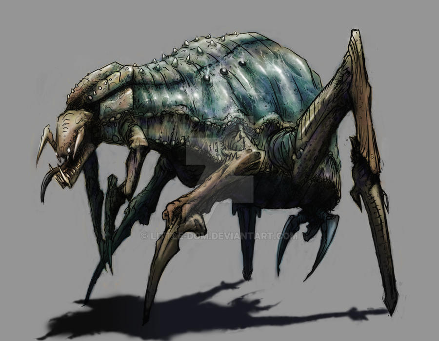 insect alien: first concept by little-dom on DeviantArt