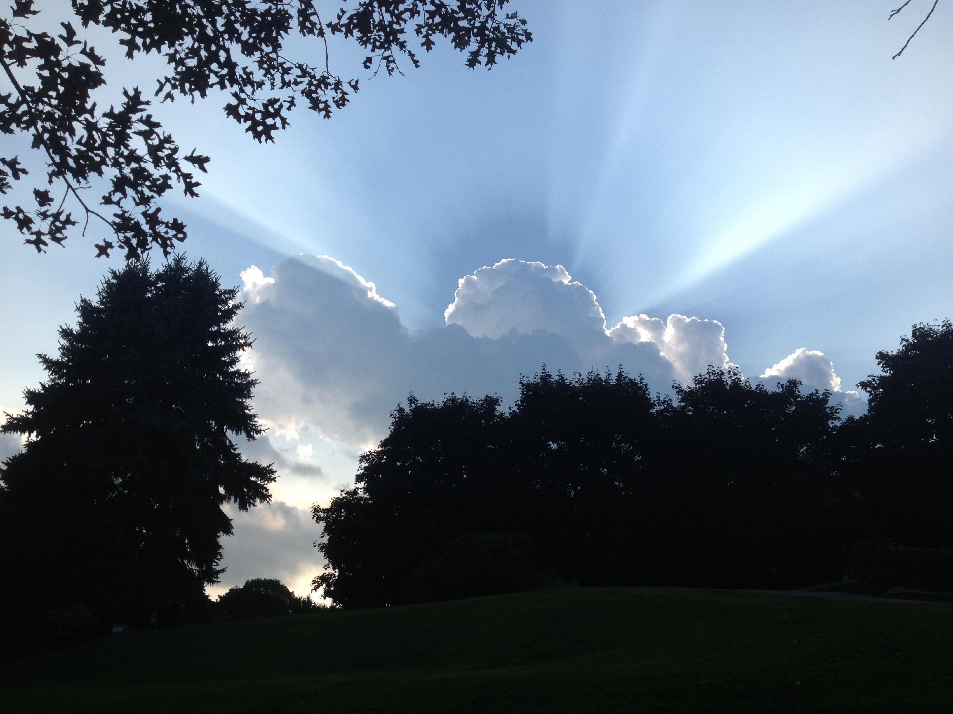 Light Crown Around Cloud