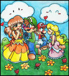 Mario: Picnic Day by NatSilva