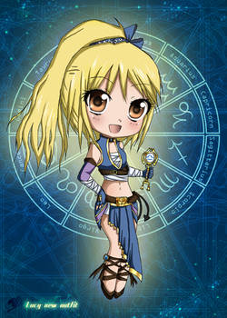 chibi lucy : new outfit and the key libra