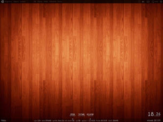 Wooden floor September desktop