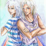 Bakura and Malik - pose