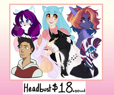 Headbust Commissions~ OPEN