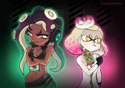 Splatoon Pearl and Marina