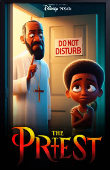 The Priest (Disney Pixar AI Cursed Posters)