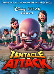 Tentacle Attack (Disney Pixar AI Posters Cursed)