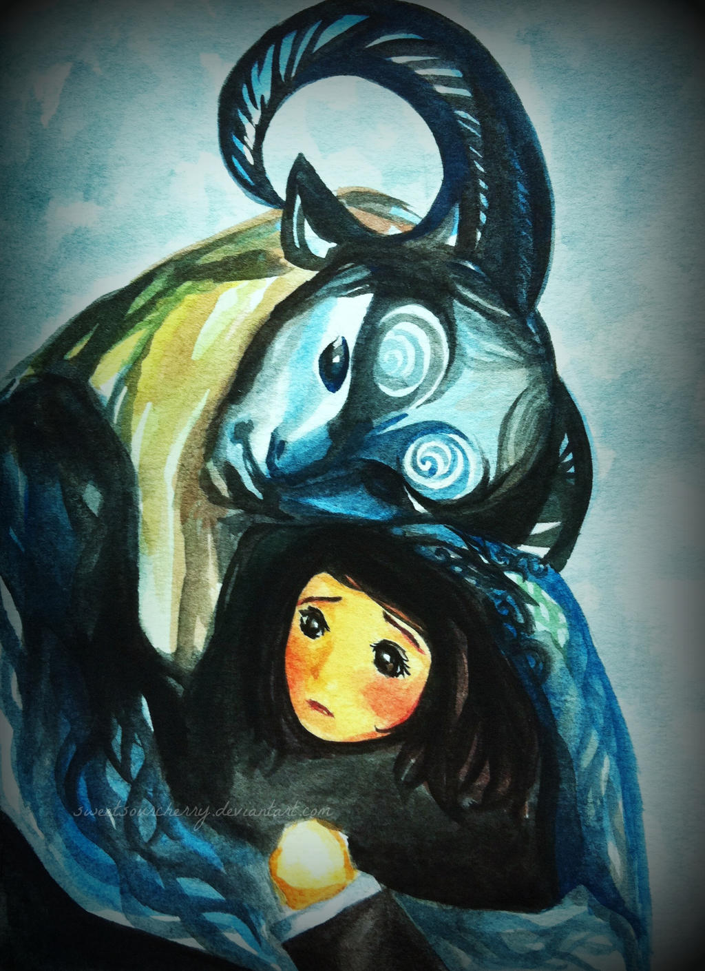 Ofelia y el fauno by sweetsourcherry