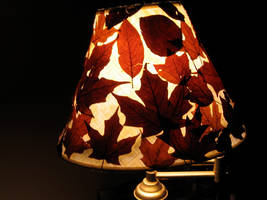 leafy lampshade