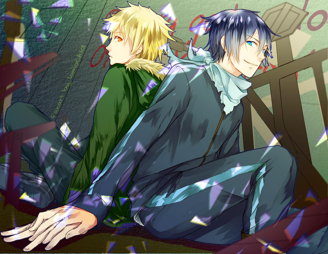 Noragami Yato and yukine