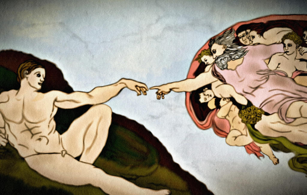 God Creating Adam Animation The Creation of Adam by Felipe2p on DeviantArt