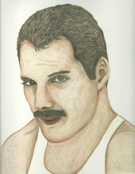 Freddie Mercury In Color