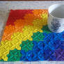 Quilt-folded placemat