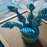 3D Origami Stick Tail Peacock