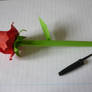 Origami rose pen