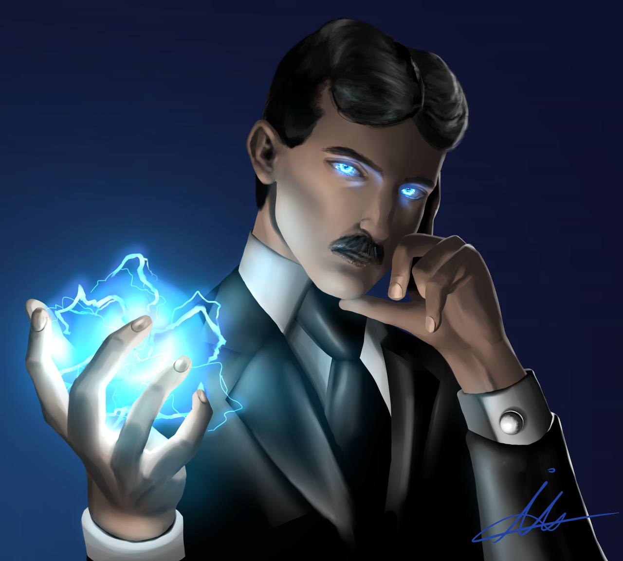 Nikola Tesla by kraspencil on DeviantArt Nikola Tesla by kraspencil on DeviantArt