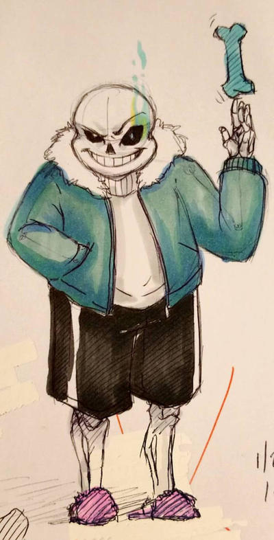 Sans Is Ready To Attack by Roxazaloa on DeviantArt