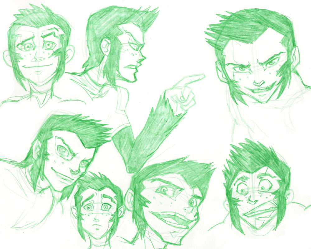Beastboy sketches