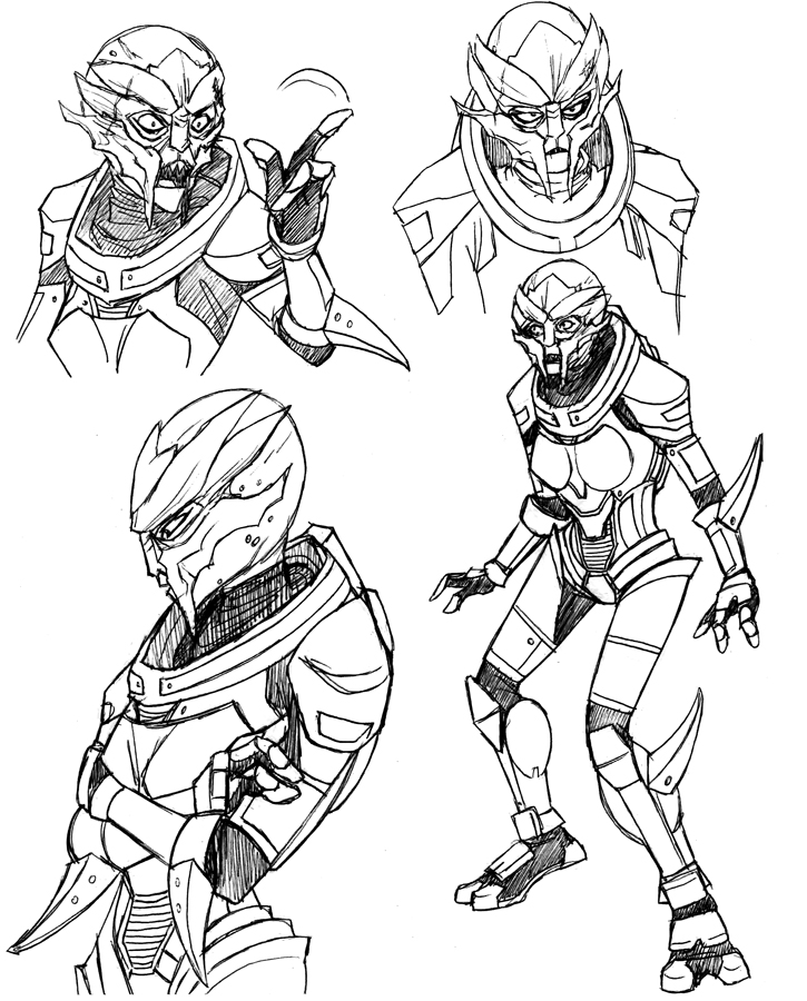 moar Sarubi sketches