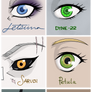 OC eyes - Ladies