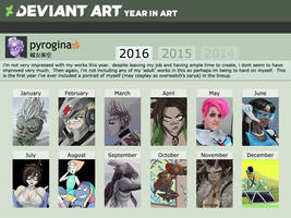 pyrogina Year In Art 2016