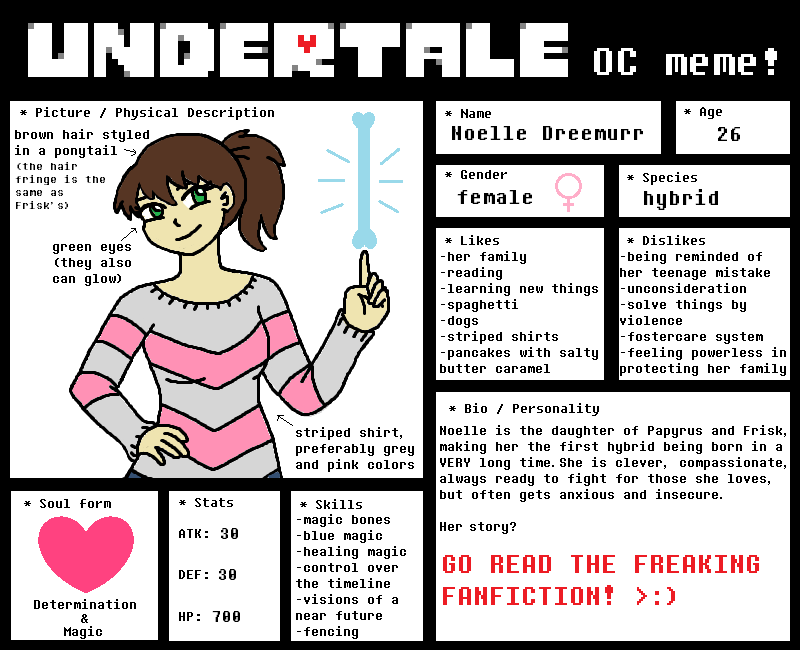 Undertale Oc Meme Noelle Dreemurr By Missjulyfarraday On Deviantart