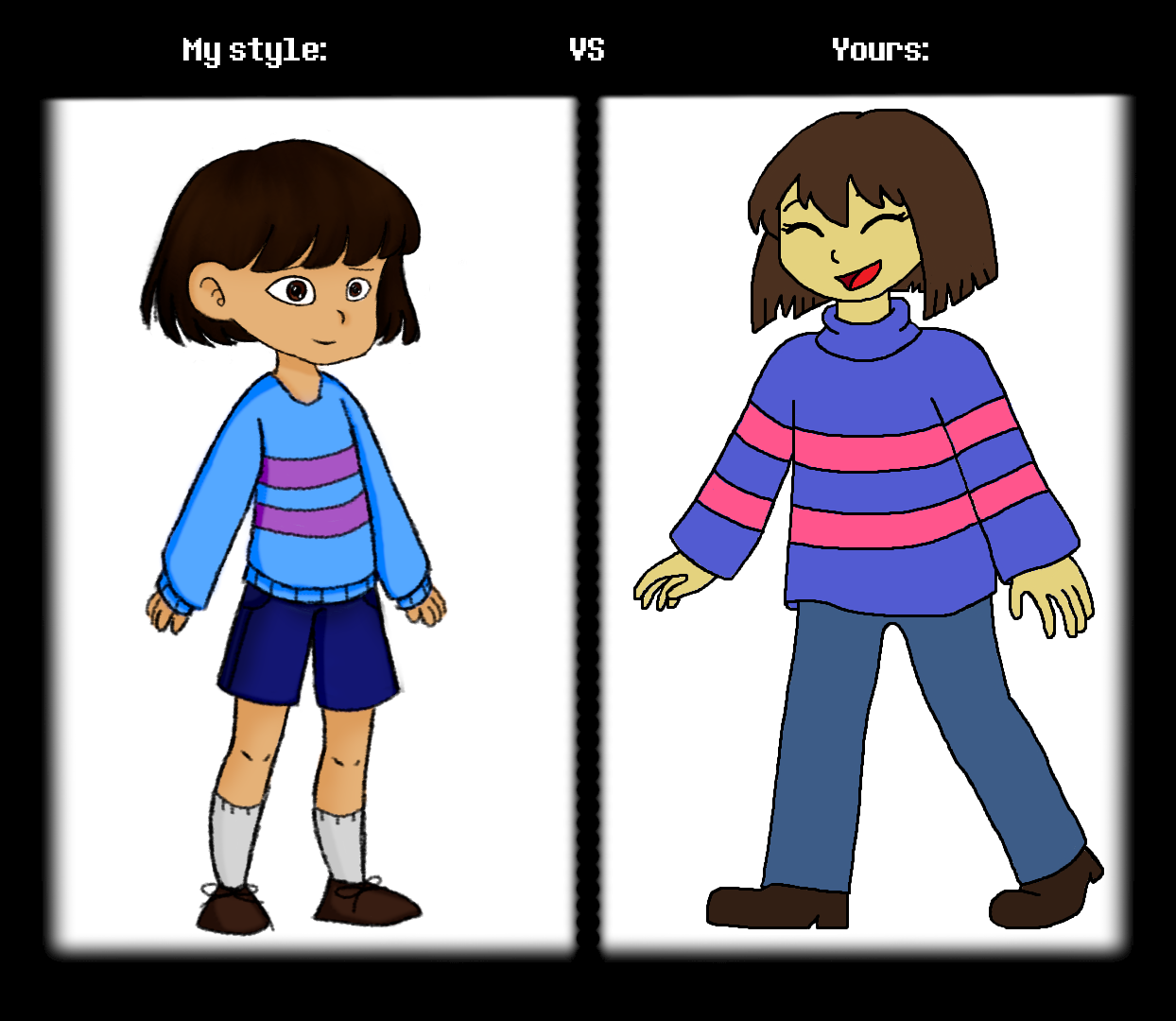 Frisk Undertale Art Style Challenge By Missjulyfarraday On Deviantart