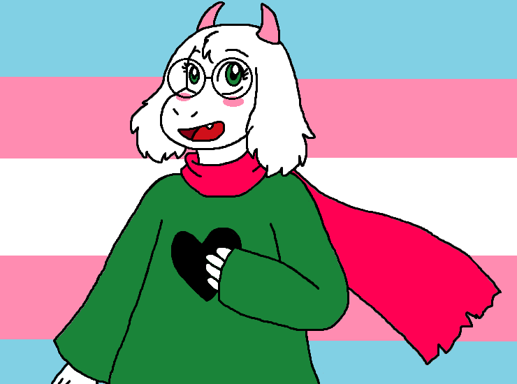 Happy Pride Month: transboy Ralsei by MissJulyFarraday on DeviantArt