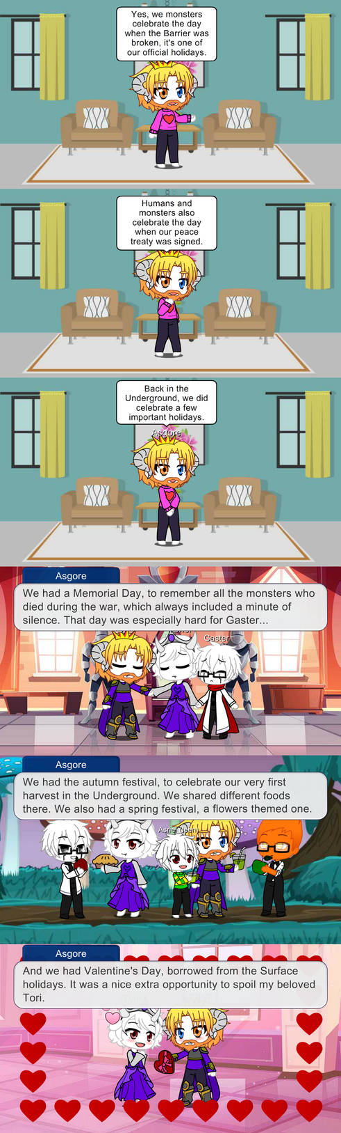 Ask OUAH, ask 79 - monster holidays by MissJulyFarraday on DeviantArt