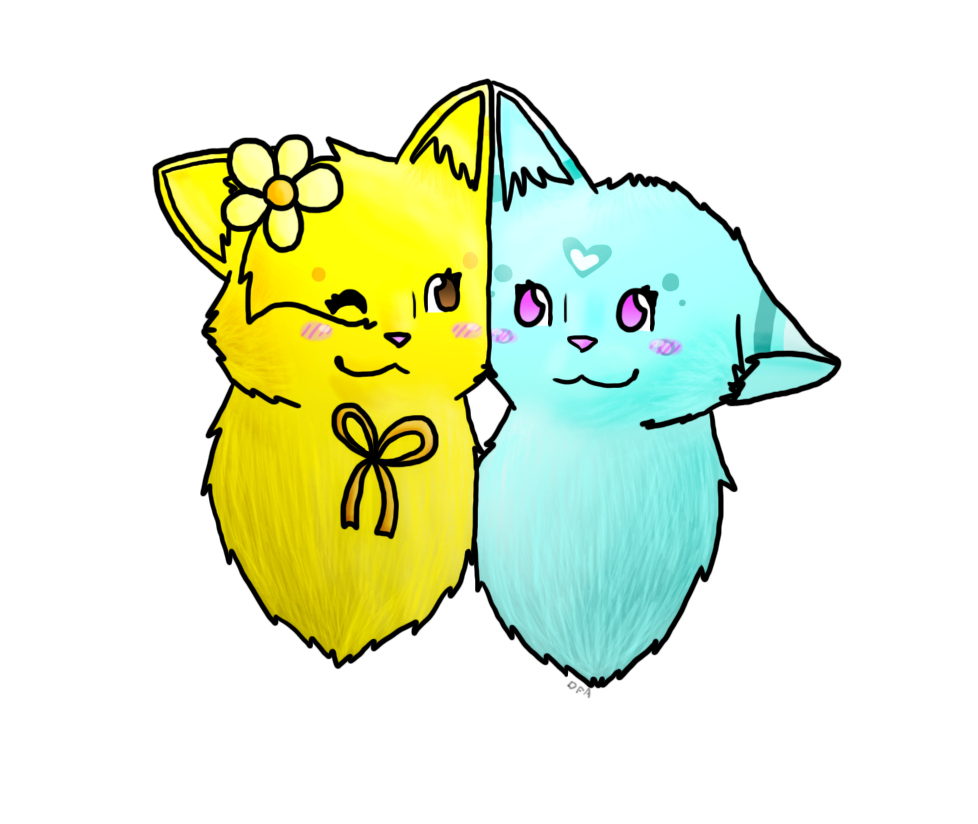 C: Sunny and Mitsy headshots for AlwaysMowing