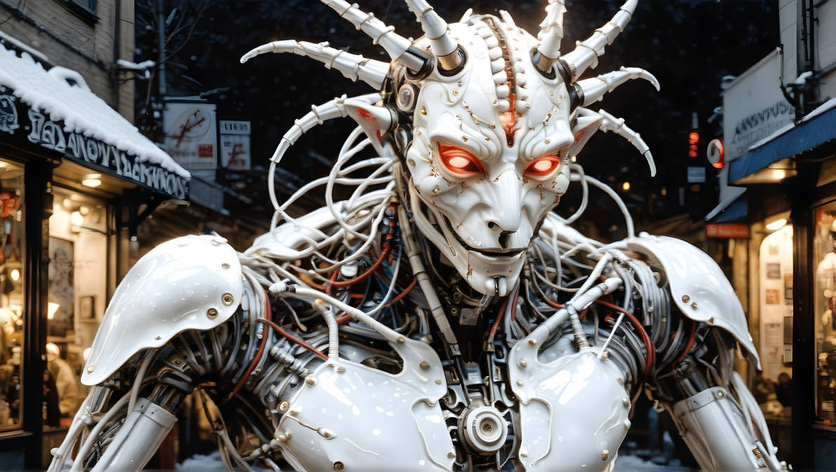 Android Devil Alien Robot Android Devil Scifi Fantasy by HaD3sZ-art on DeviantArt