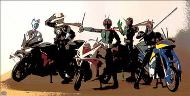 Wallpaper : Welcome to the Kamen Biker Club