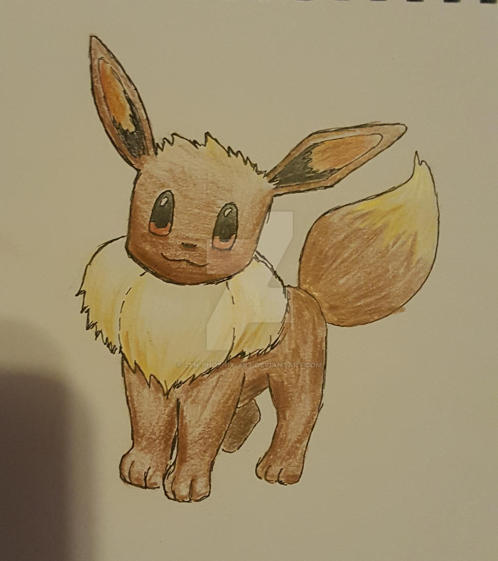 Fan Art Eevee By Zen Phoenix Art On DeviantArt fan-art-eevee-by-zen-phoenix-art-on-deviantart