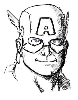 Captain America Bust