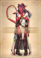 Zep The Tiefling by Mokolat-Illustr