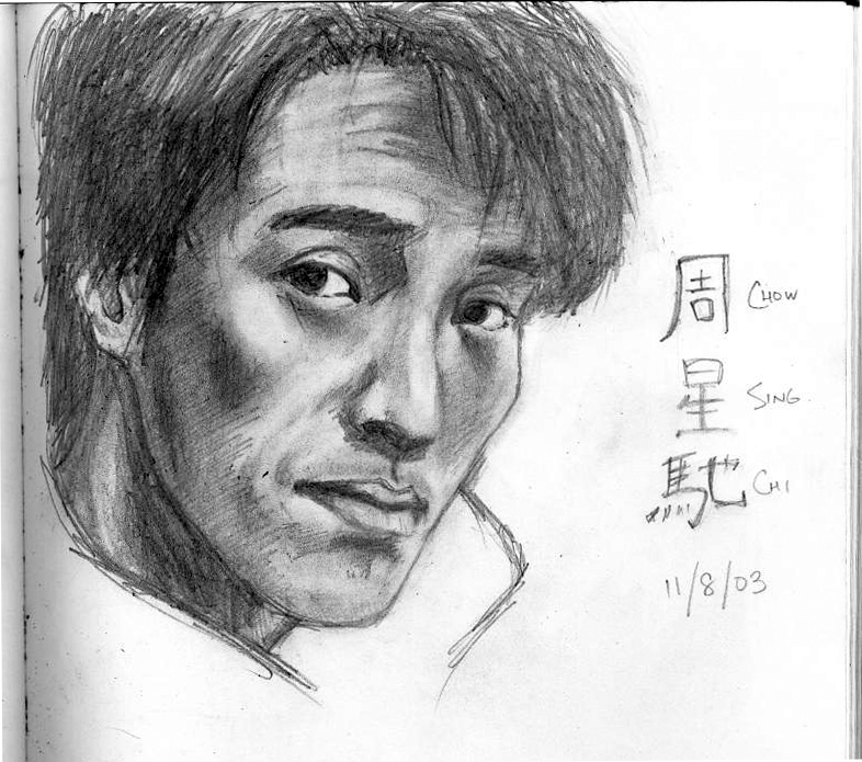 Stephen Chow Sing Chi Bnw By Awokmon On Deviantart