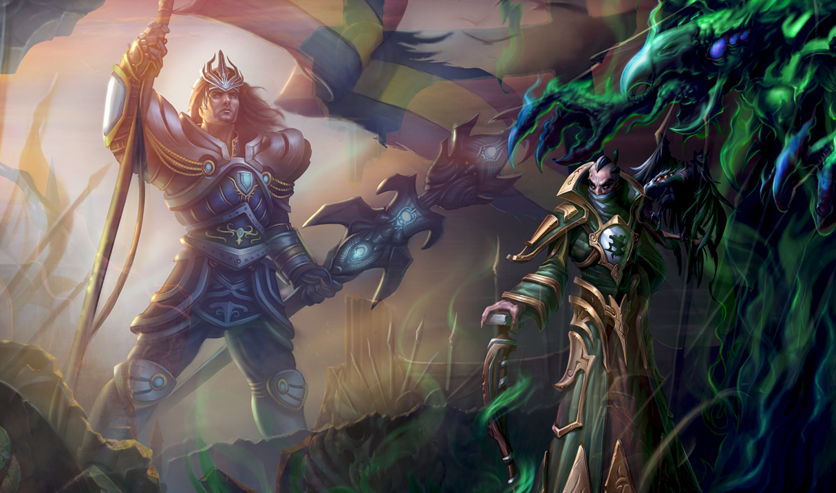 League Of Legends Jarvan Vs Swain By Deoillidan On Deviantart League Of Legends Jarvan Vs Swain By Deoillidan On Deviantart